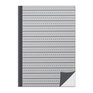 RNK-Verlag Notizbuch Punkte DIN A5 kariert, grau Hardcover 192 Seiten, 1 St.