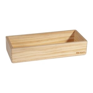 SIGEL magnetischer Stiftehalter beige Holz 17,5 x 5,5 x 4,0 cm