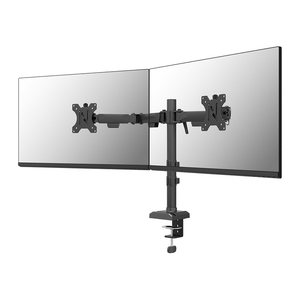 Neomounts Arm für Monitor-Halterung DS60-600BL2 schwarz für 2 Bildschirme, Tischbohrung