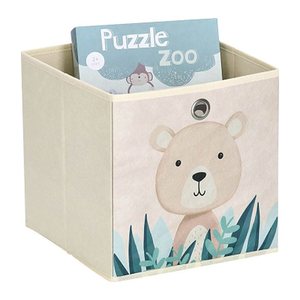 Zeller Koala Aufbewahrungsbox beige 28,0 x 28,0 x 28,0 cm, 1 St.