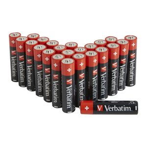 Verbatim Batterien AAA Alkaline LR03 24er Pack Box