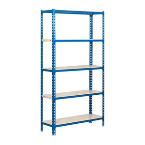 Simonrack Schwerlastregal SIMONCLICK SUPERPLUS 5 8435104937044 blau, weiß 110,0 x 50,0 x 200,0 cm