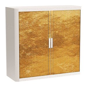 PAPERFLOW easyOffice Classic Chic Rollladenschrank 61392 2 Fachböden 110,0 x 41,5 x 104,0 cm
