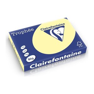 Clairefontaine Kopierpapier Trophée gelb DIN A3 80 g/qm 500 Blatt