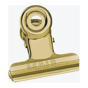 MAUL Foldbackklammern gold 3,0 cm, 10 St.