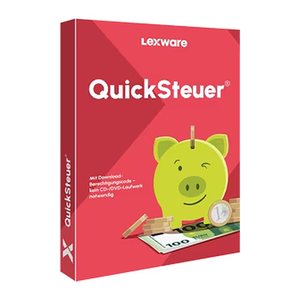 LEXWARE QuickSteuer 2026 (für das Steuerjahr 2025) Software Vollversion (PKC)