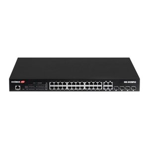 EDIMAX Switch Industrial 28-Port Gig. PoE+ 4x RJ45/SFP Combo