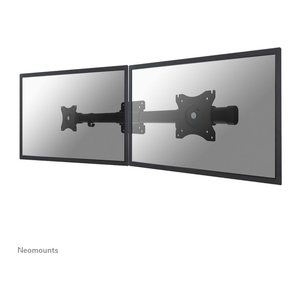 Neomounts Monitor-Halterung FPMA-CB100BLACK schwarz für 2 Monitore, Wandhalterung