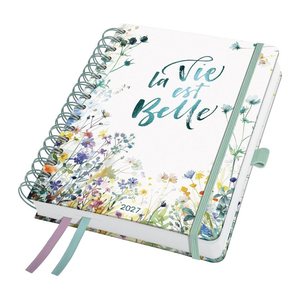SIGEL Buchkalender Jolie 2027 Bloom pink, 1 St.