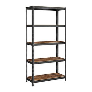 SONGMICS Schwerlastregal GLR040B11 schwarz, braun 90,0 x 40,0 x 180,0 cm