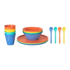 koziol Camping-Geschirrset Lollipop bunt 16-tlg., 1 Set