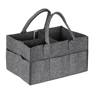 relaxdays Wickeltasche grau