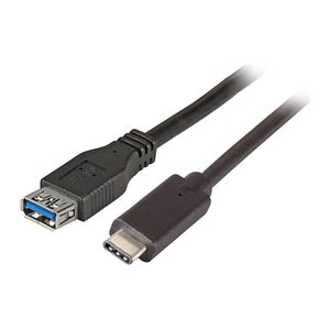 EFB USB3.2 Adapterkabel Typ-C Stecker auf Typ A Buchse 0.2m