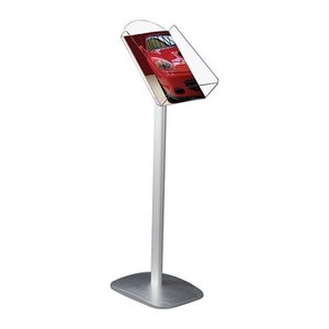 update displays Prospektständer silber DIN A4 25,0 x 33,0 x 100,0 cm, 1 St.