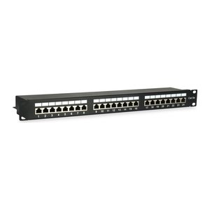 Equip 19" Patchpanel 24xRJ45 Cat5e FTP 1U 100MHz RAL9005