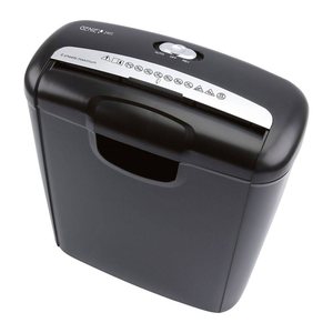 GENIE 240 S Aktenvernichter mit Streifenschnitt P-2, 6 mm, bis 6 Blatt, schwarz