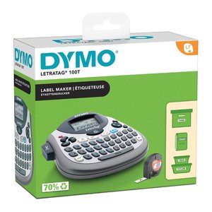 DYMO LetraTag LT-100T Beschriftungsgerät silber
