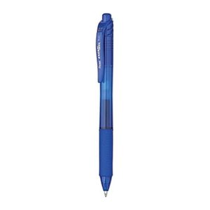 Pentel ENERGEL BL107 Gelschreiber blau/transparent 0,35 mm, Schreibfarbe: blau, 1 St.