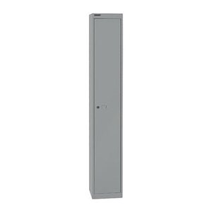 BISLEY Spind silber CLK121355, 1 Schließfach 30,5 x 30,5 x 180,2 cm