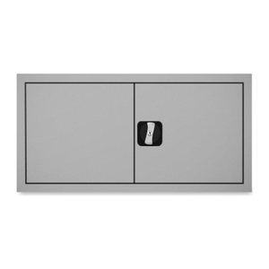 Aufsatzschrank für Stahlschränke – Korpus in Lichtgrau (800 x 380 x 400 mm)