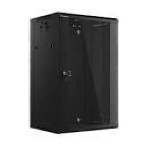 LANBERG 19" 18U 600x450 Wandgehäuse Glastür V2 (FlatPack) sw