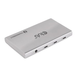 Club3D Thunderbolt4 5-in-1 HUB > 3xThunderbolt/1xUSB Bu/Bu retail