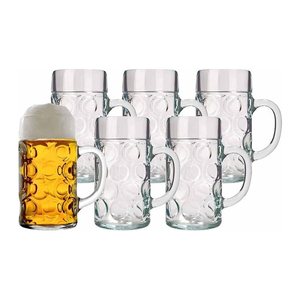 Stölzle Lausitz Bierkrüge Isar 1,0 l, 6 St.