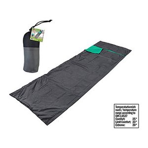 HAPPY PEOPLE® Reiseschlafsack anthrazit 70,0 x 220,0 cm, 1 St.