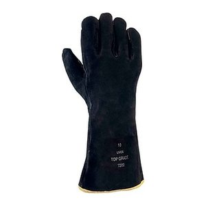 uvex unisex Schweißerhandschuhe Top-Grade 7200 schwarz Größe 11, 1 Paar