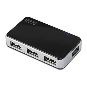 DIGITUS USB-Hub 4-fach schwarz