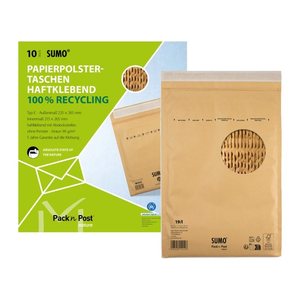 MAILmedia Polstertaschen SUMO® 1513 braun für DIN B6+, 100 St.