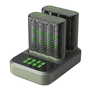 GP M452D 2x4-Port + Dockingstation Akku-Schnellladegerät inkl. Akkus