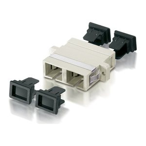 Equip LWL-Koppler SC->UPC Multimode Duplex OM2 12Stk beige