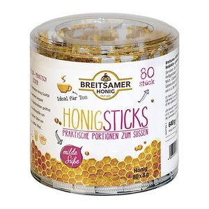 BREITSAMER HONIG  Honigsticks, 80 x 8,0 g