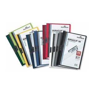 DURABLE Klemmhefter DURACLIP dunkelgrün, 25 St.