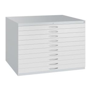CP 7100 Planschrank lichtgrau 10 Schubladen 110,0 x 76,5 x 76,0 cm, 1 St.