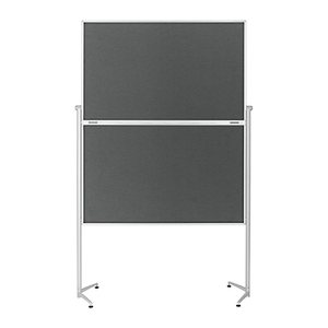magnetoplan Moderationswand 120,0 x 150,0 cm dunkelgrau