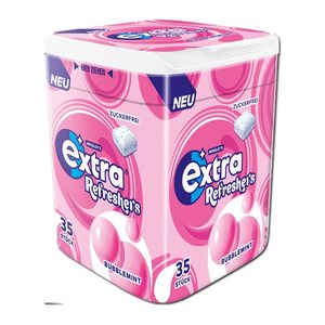 extra® Refreshers BUBBLEMINT Kaugummis 35 Dragees, 1 St.