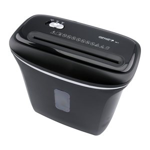 GENIE 480 X Aktenvernichter mit Partikelschnitt P-4, 4 x 35 mm, bis 8 Blatt, schwarz