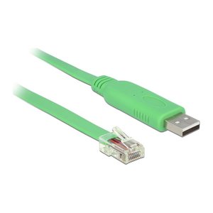 DELOCK USB-Adapter USB/A -> RS232 RJ45 St/St