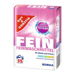 GUT&GÜNSTIG FEIN Waschmittel Pulver, 1,75 kg