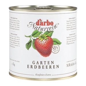 d’arbo  Naturrein Extra Gartenerdbeeren Fruchtaufstrich, 3,0 kg