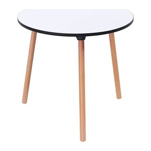 meet powered by PAPERFLOW PALOMBA Bistrotisch rund MDF-Platte weiß 80,0 x 80,0 x 75,0 cm, 1 St.