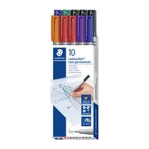 STAEDTLER Universalstift Lumocolor F non-perm 10St,Faltschac