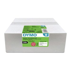 DYMO Etikettenrollen für Etikettendrucker weiß, 54,0 x 101,0 mm, 24 x 220 Etiketten