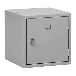 Gürkan Schließfachschrank lichtgrau 107000, 1 Schließfach 38,0 x 38,0 x 38,0 cm