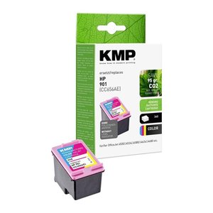 KMP H48 color Druckerpatrone kompatibel zu HP 901XL (CC656EE)
