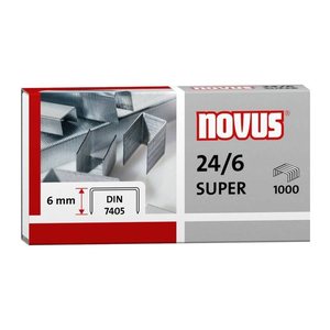novus Heftklammern 24/6, 1.000 St.
