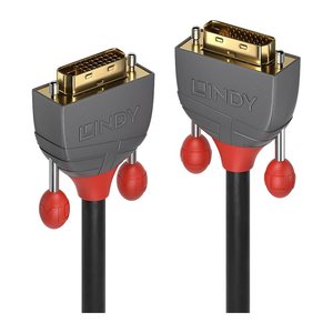 LINDY DVI-D Dual Link Kabel Anthra Line 0.5