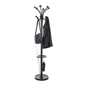 MAUL Kleiderständer MAULnubis 9407090 schwarz Metall 20 Haken 38,0 x 179,0 cm, 1 St.